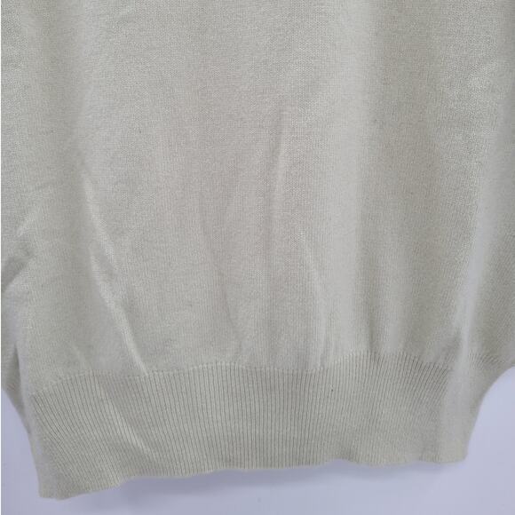 Snow Lotus Vintage Green Cashmere Crew Neck Classic‎ Sweater Top - Picture 7 of 13